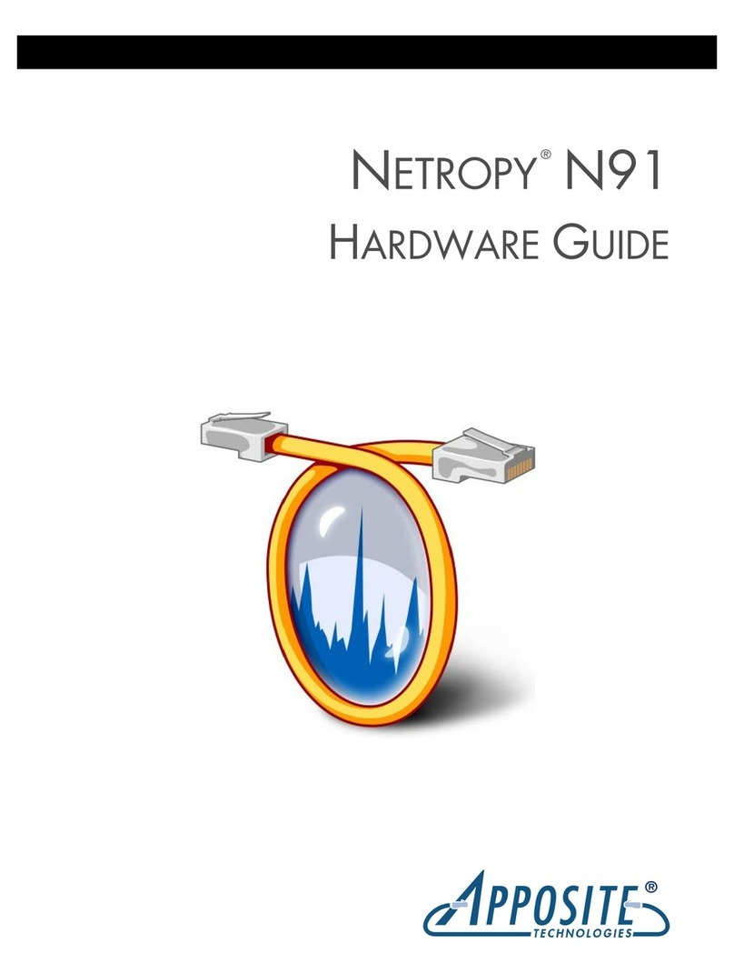 Apposite Netropy N91 Instrucciones de instalación Apposite Netropy N91 Instrucciones de instalación