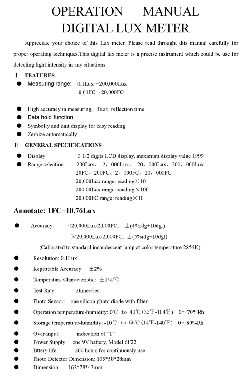 Dr.Meter LX1330B Manual de usuario