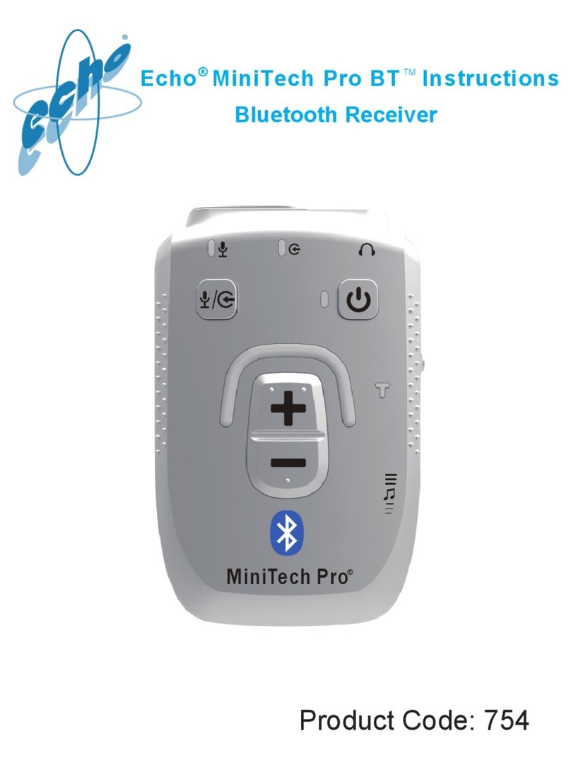 Echo MiniTech Pro BT Manual de usuario
