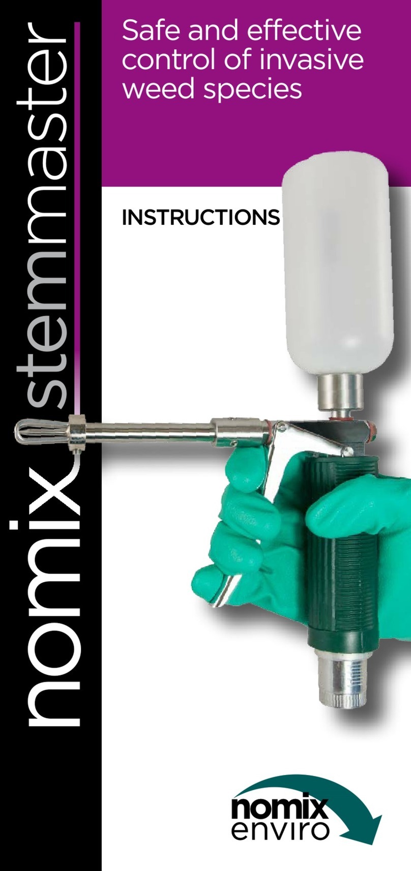 Nomix Enviro Stem Master Manual de usuario
