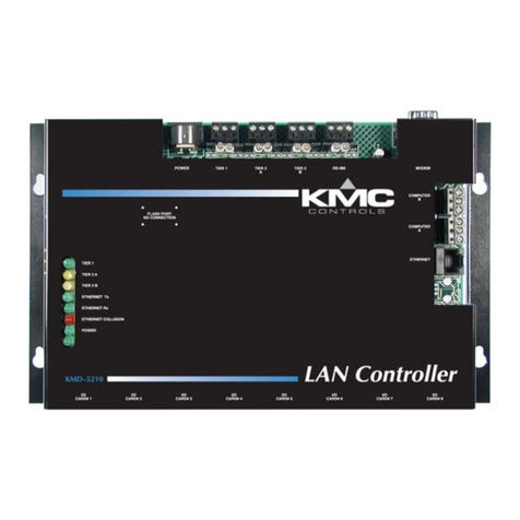 KMC Controls KMD-5210 Instrucciones de funcionamiento