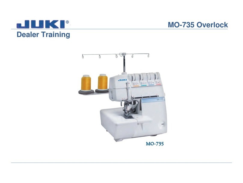 JUKI MO-735 Guía de configuración