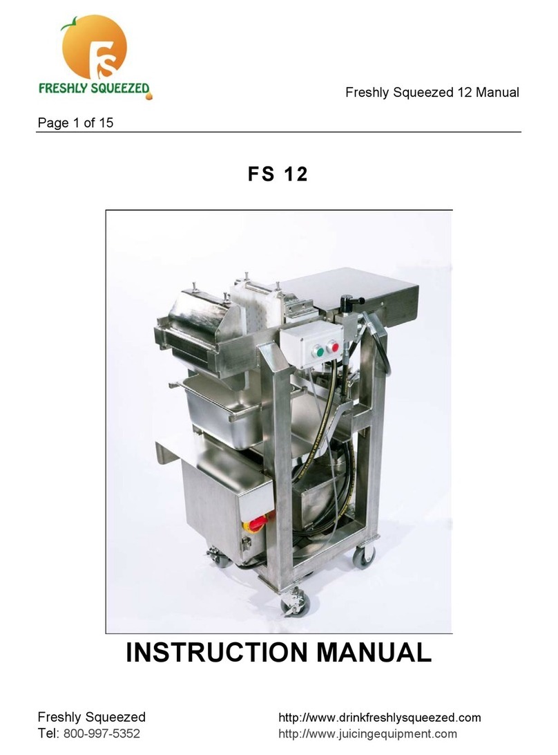 Freshly Squeezed FS 12 Manual de usuario
