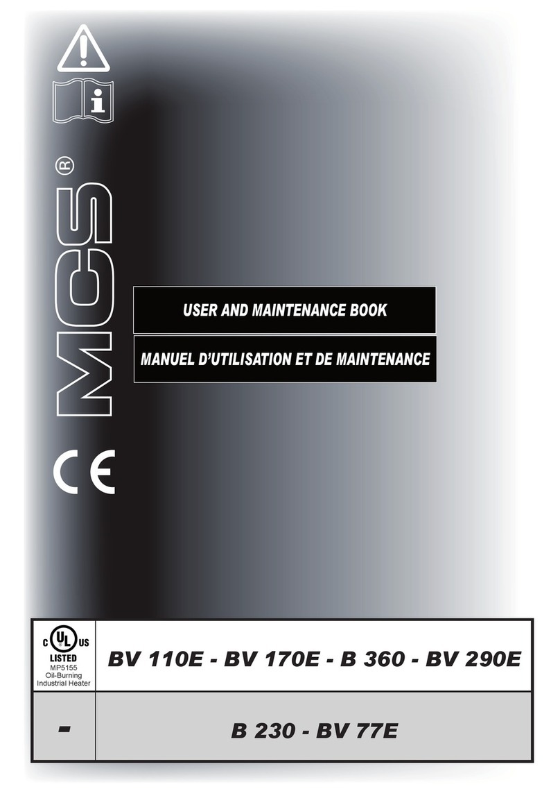 MCS BV 170E Manual