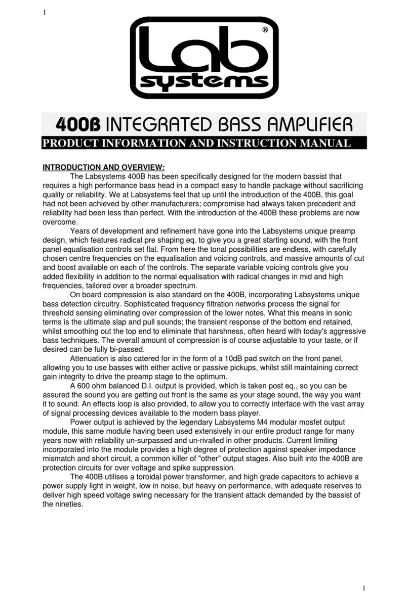 Lab systems 400B Manual de usuario
