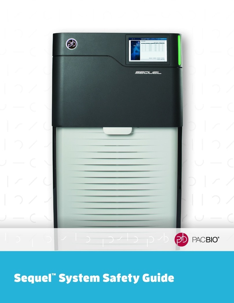 PacBio Sequel Manual de instalación y funcionamiento