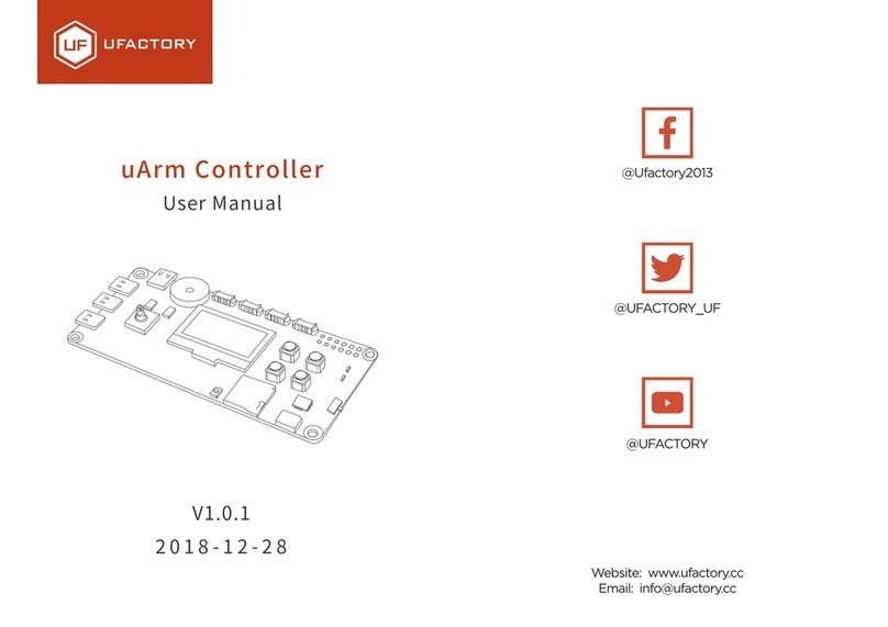 UFactory uArm Controller Manual de usuario