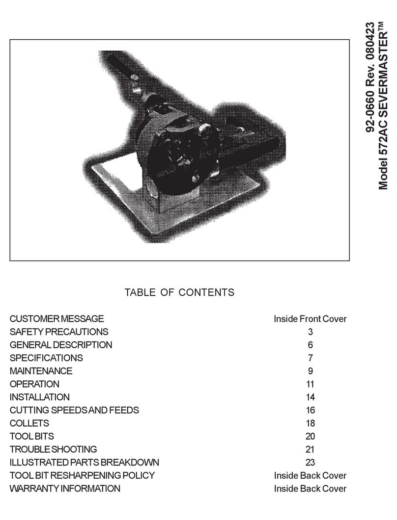 TRI tool Severmaster 572AC Manual de usuario TRI tool Severmaster 572AC Manual de usuario