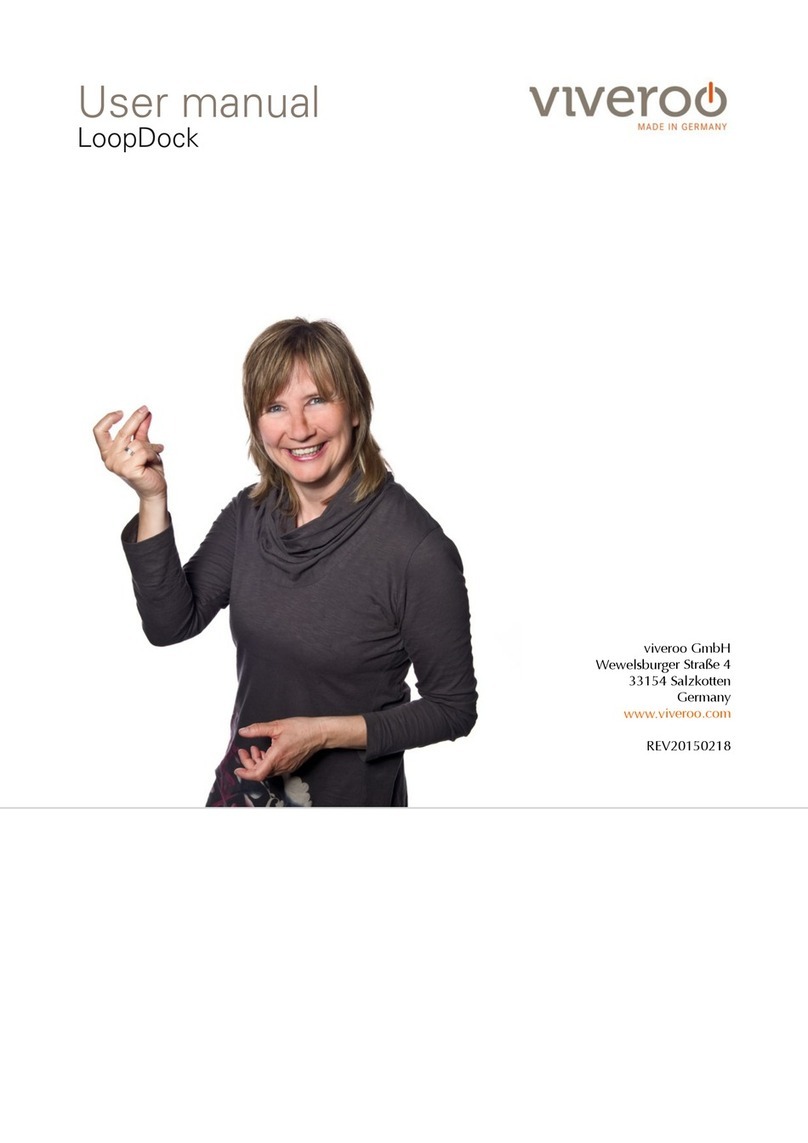 viveroo LoopDock Manual de usuario viveroo LoopDock Manual de usuario