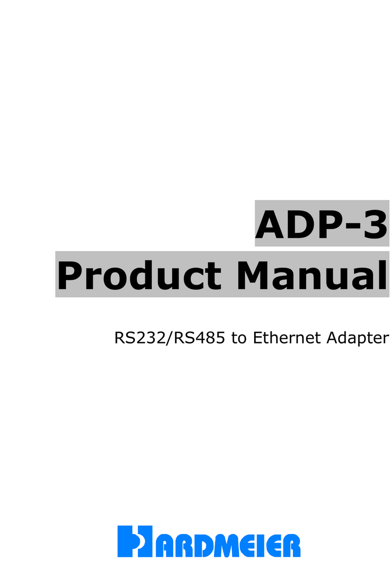 Hardmeier ADP-3 Manual de usuario