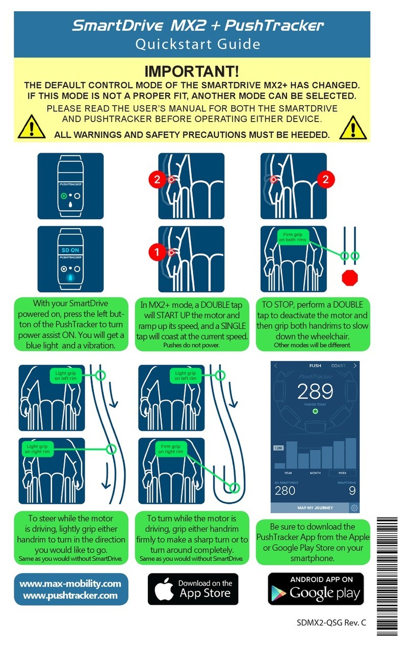 max mobility SmartDrive MX2 Manual de usuario