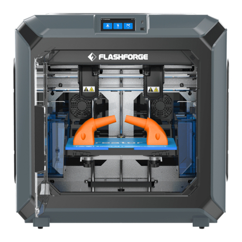 Flashforge Creator3 Manual de usuario