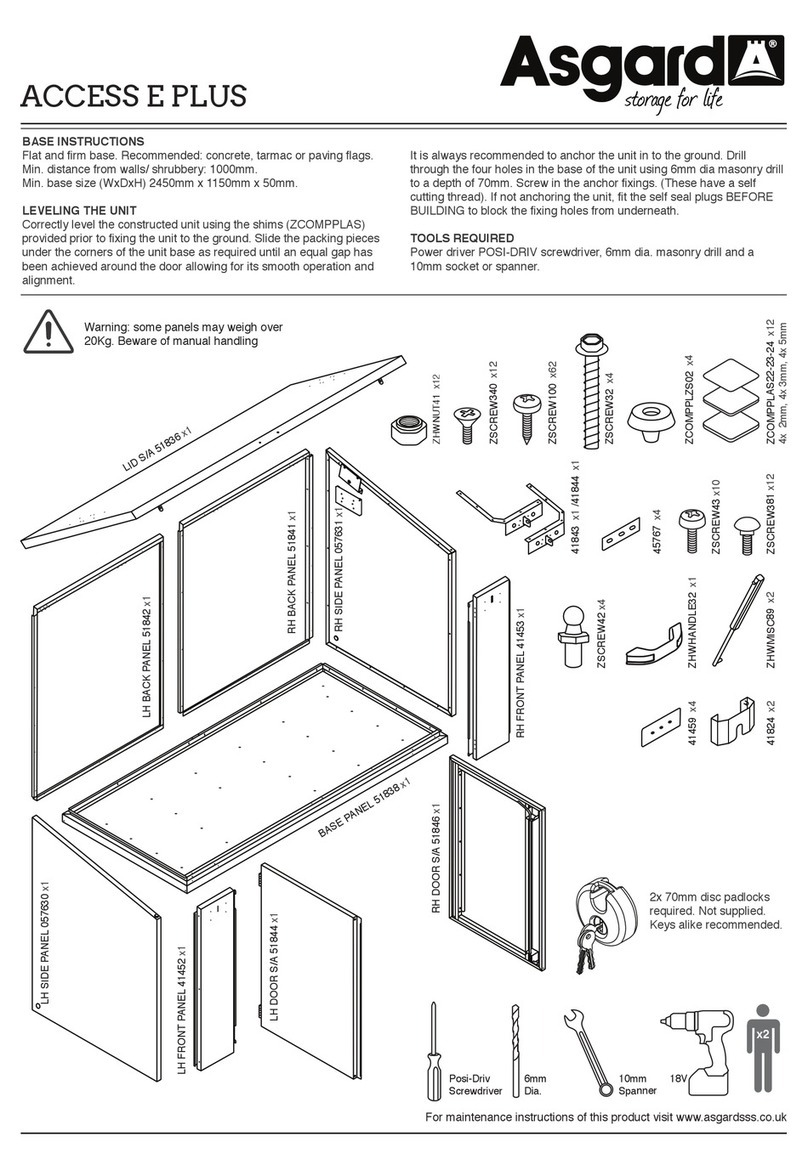 Asgard ACCESS E PLUS Manual de usuario
