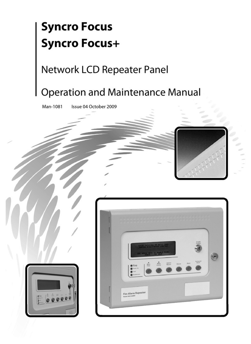 Kentec Electronics Syncro Focus Manual de usuario