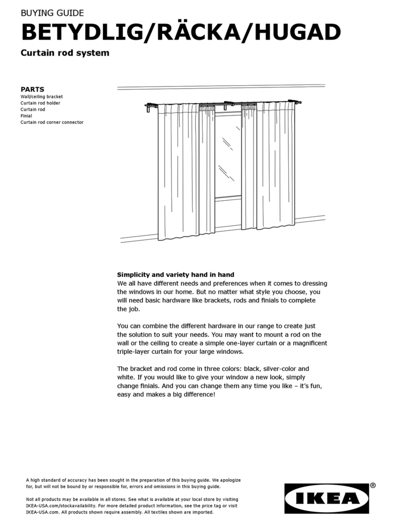 IKEA RÄCKA Manual de usuario