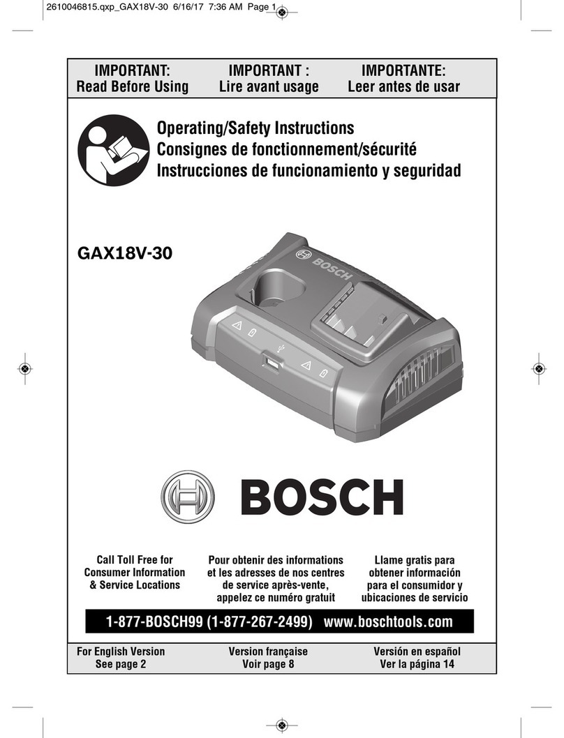 Bosch GAX 18V-30 Professional Instrucciones de montaje