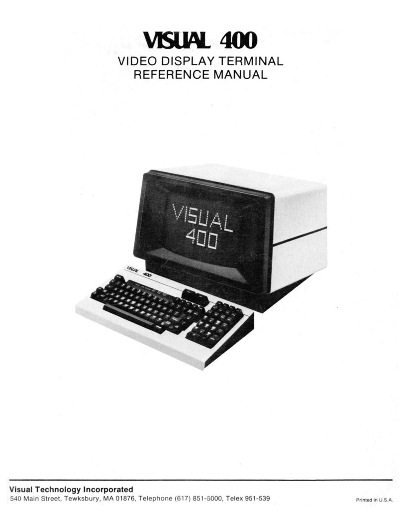 Visual Technology VISUAL 400 Manual de usuario