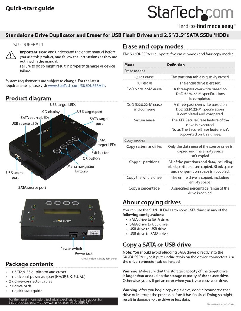StarTech.com SU2DUPERA11 Manual de usuario StarTech.com SU2DUPERA11 Manual de usuario