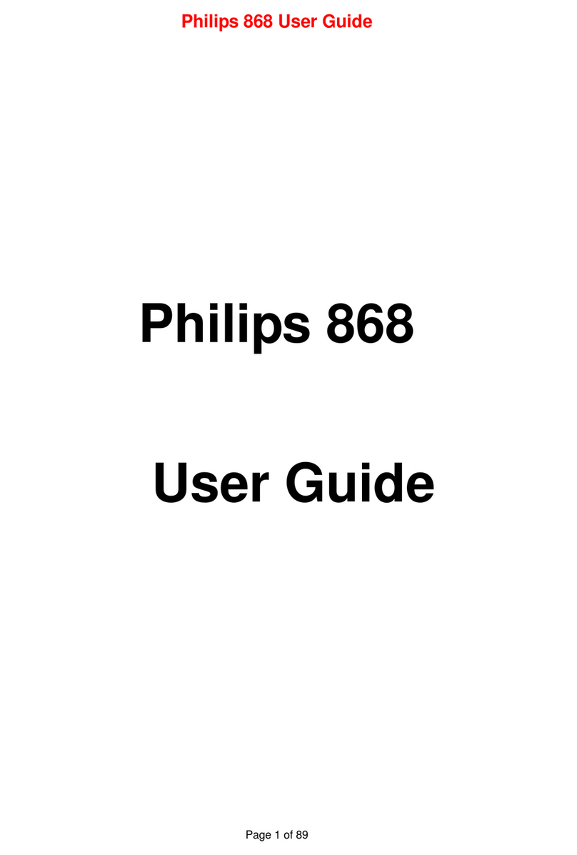 Philips 868 Manual de usuario