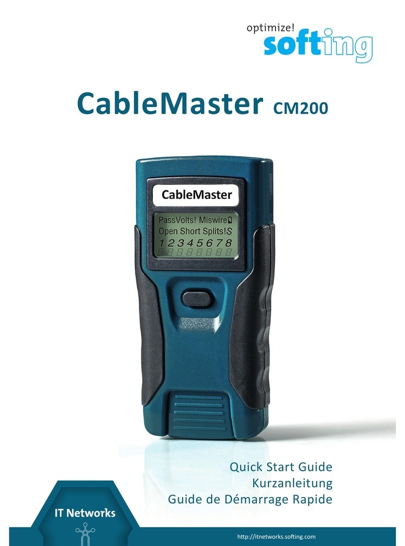 Softing CableMaster CM200 Manual de usuario