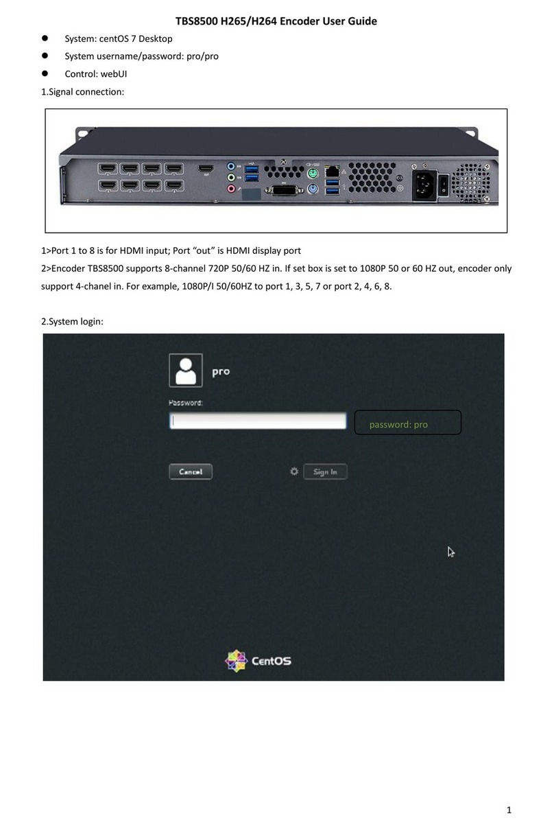 tbs electronics TBS8500 Manual de usuario