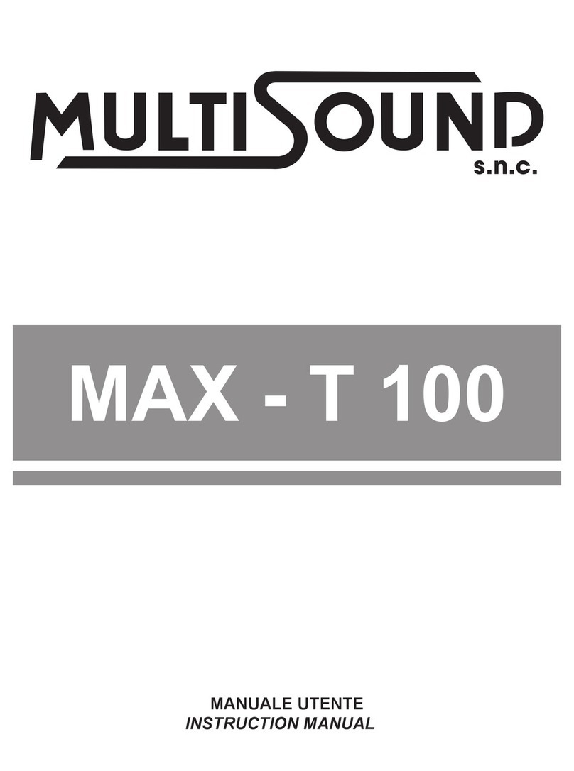 MultiSound MAX-T100 Manual de usuario