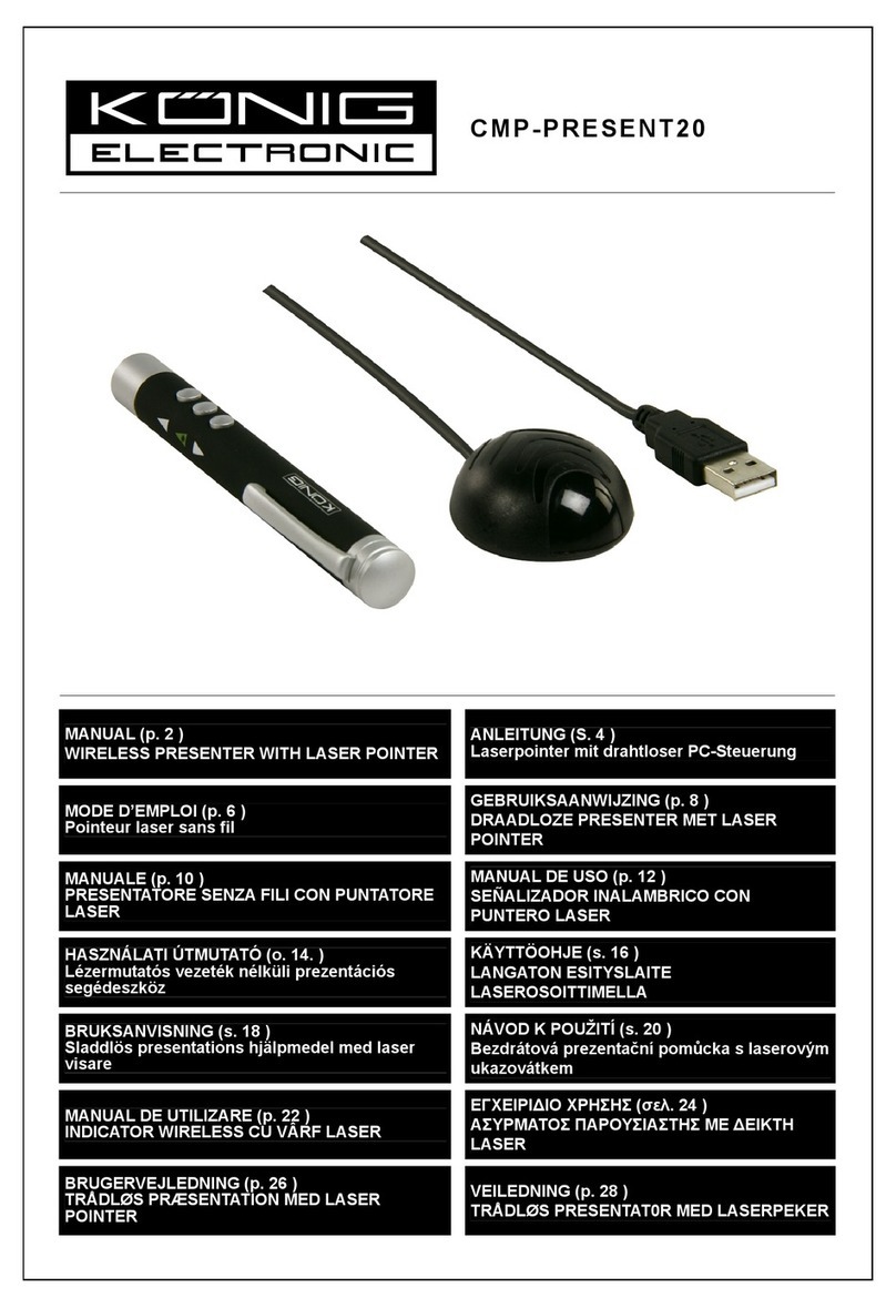 Konig CMP-PRESENT20 Manual de usuario