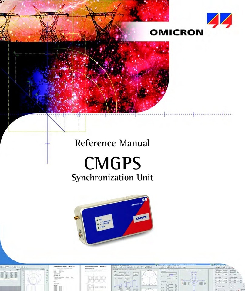 Omicron CMGPS Manual de usuario