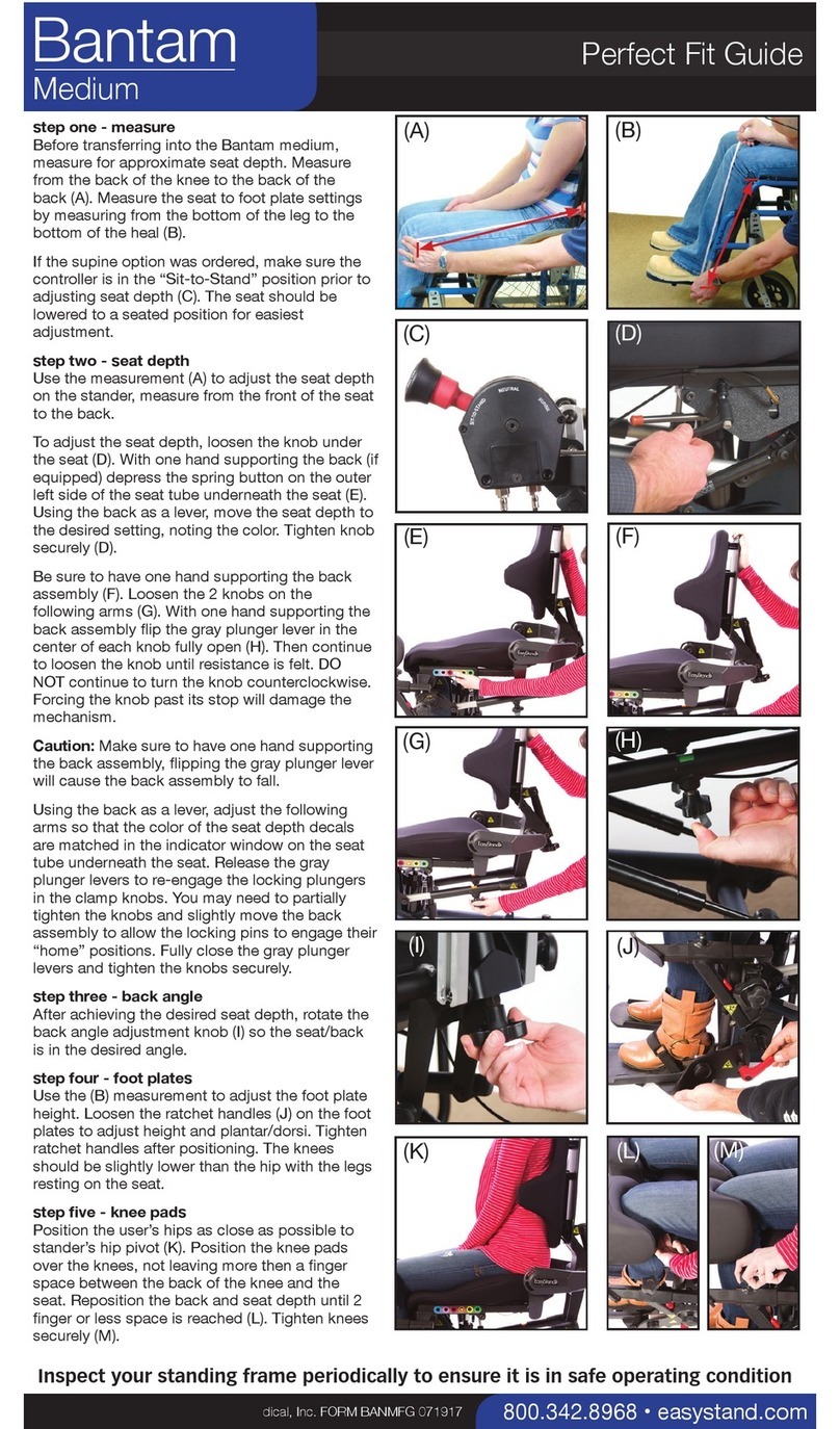EasyStand Bantam Medium Manual de usuario