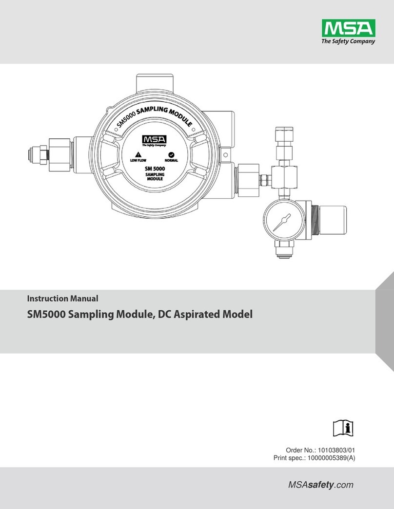 MSA SM5000 Manual de usuario