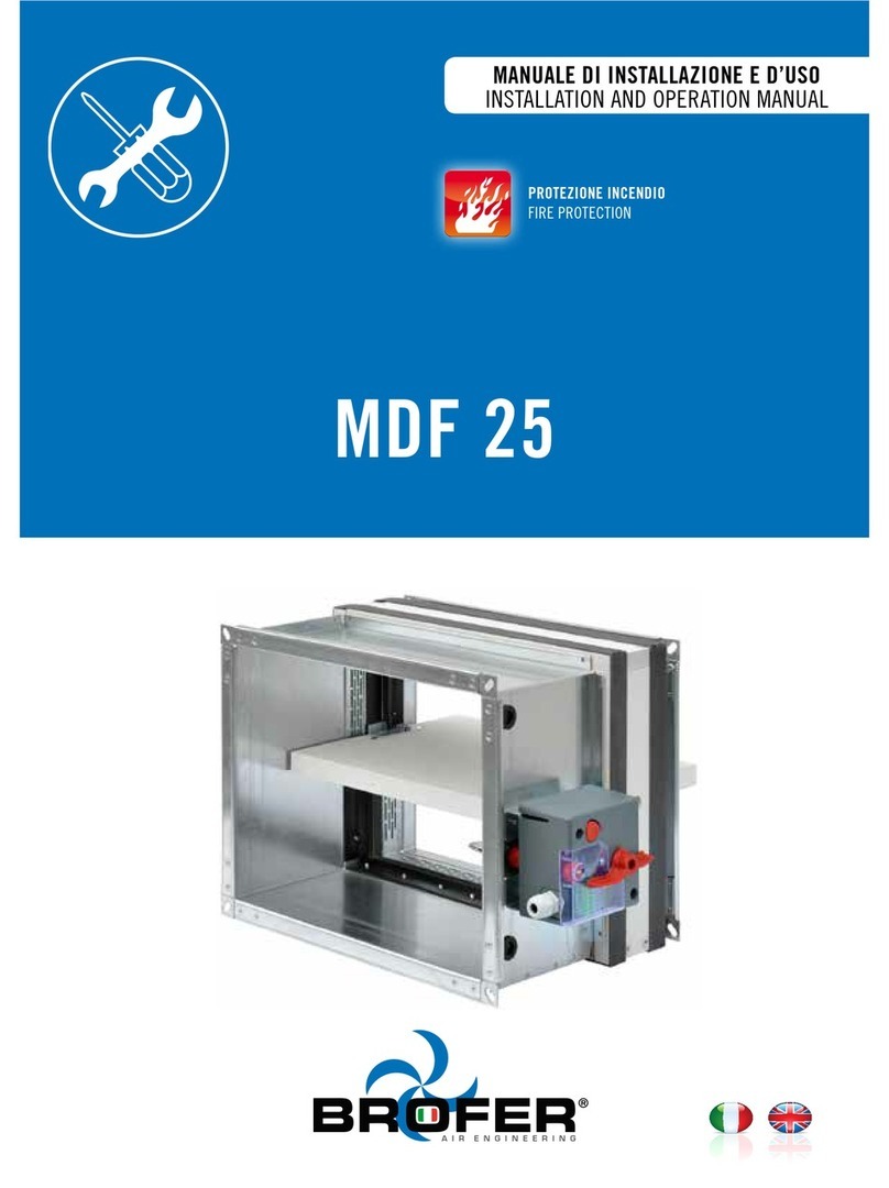 Brofer MDF 25 Instrucciones de funcionamiento