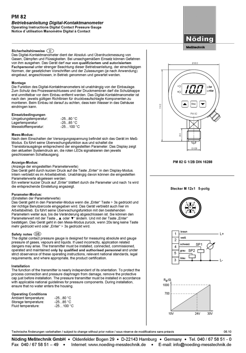 Noding PM 82 Manual de usuario