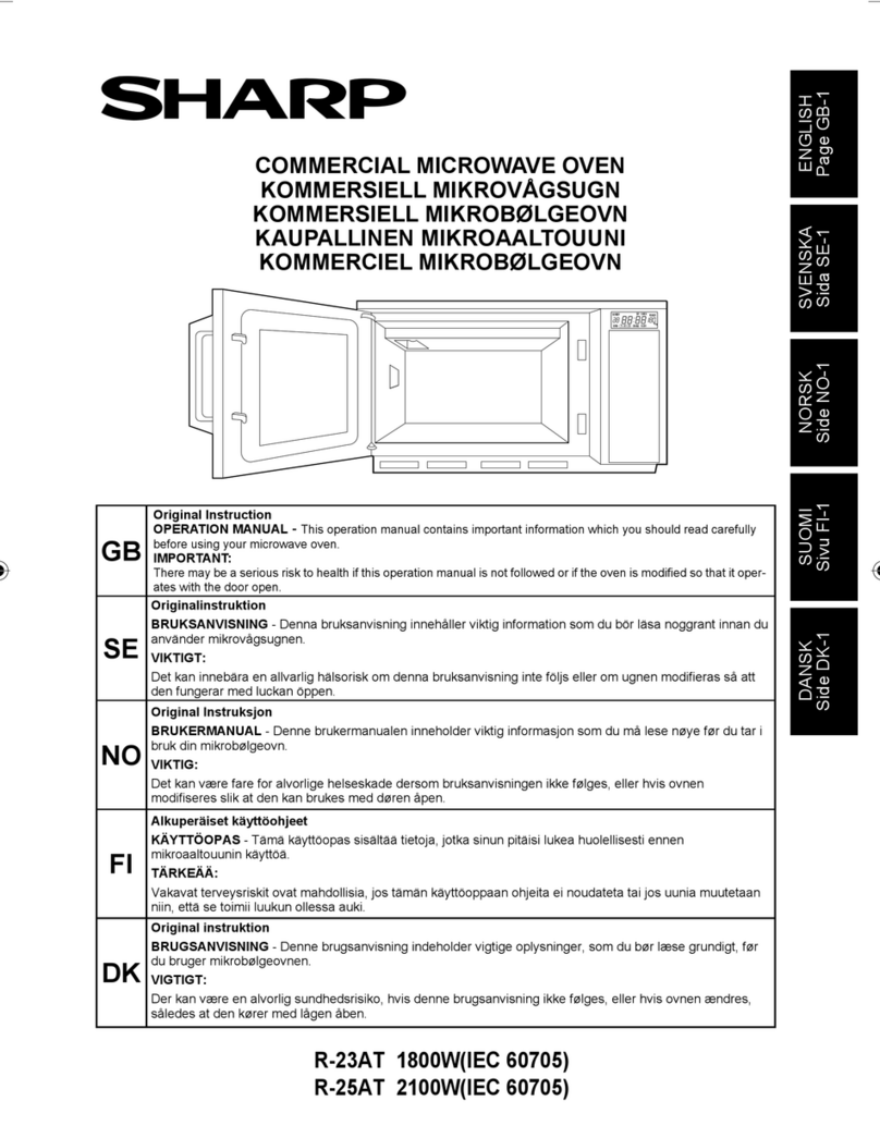 Sharp R-23AT Instrucciones de operación