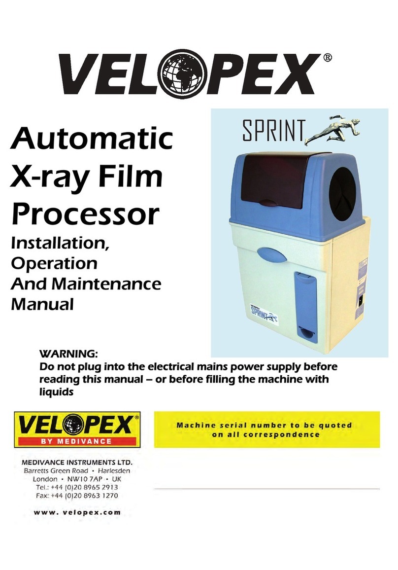 Velopex Sprint Manual de usuario