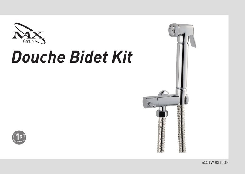 MX Douche Bidet Kit Manual de usuario
