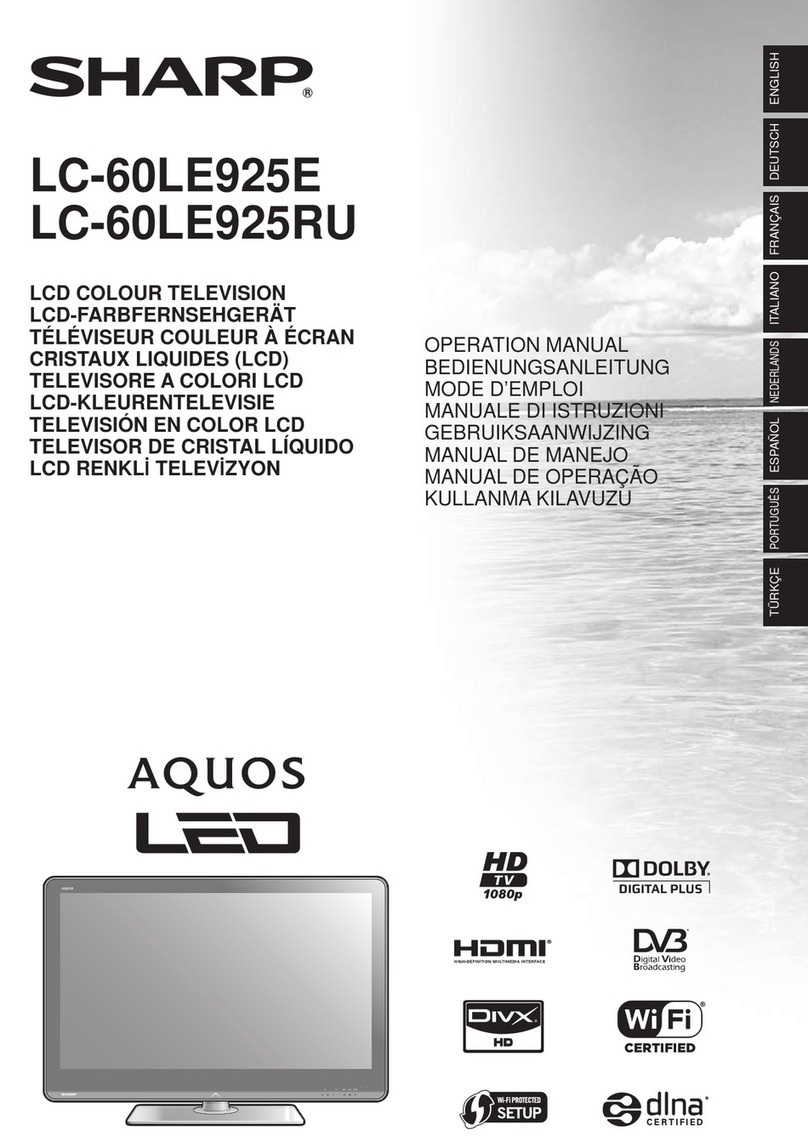 Sharp LC-60LE925E Manual de usuario