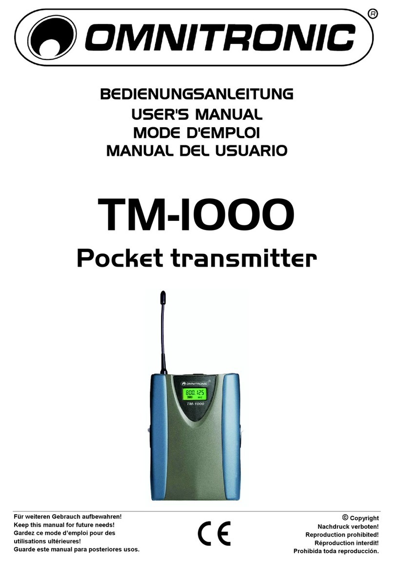 Omnitronic TM-1000 Manual de usuario Omnitronic TM-1000 Manual de usuario
