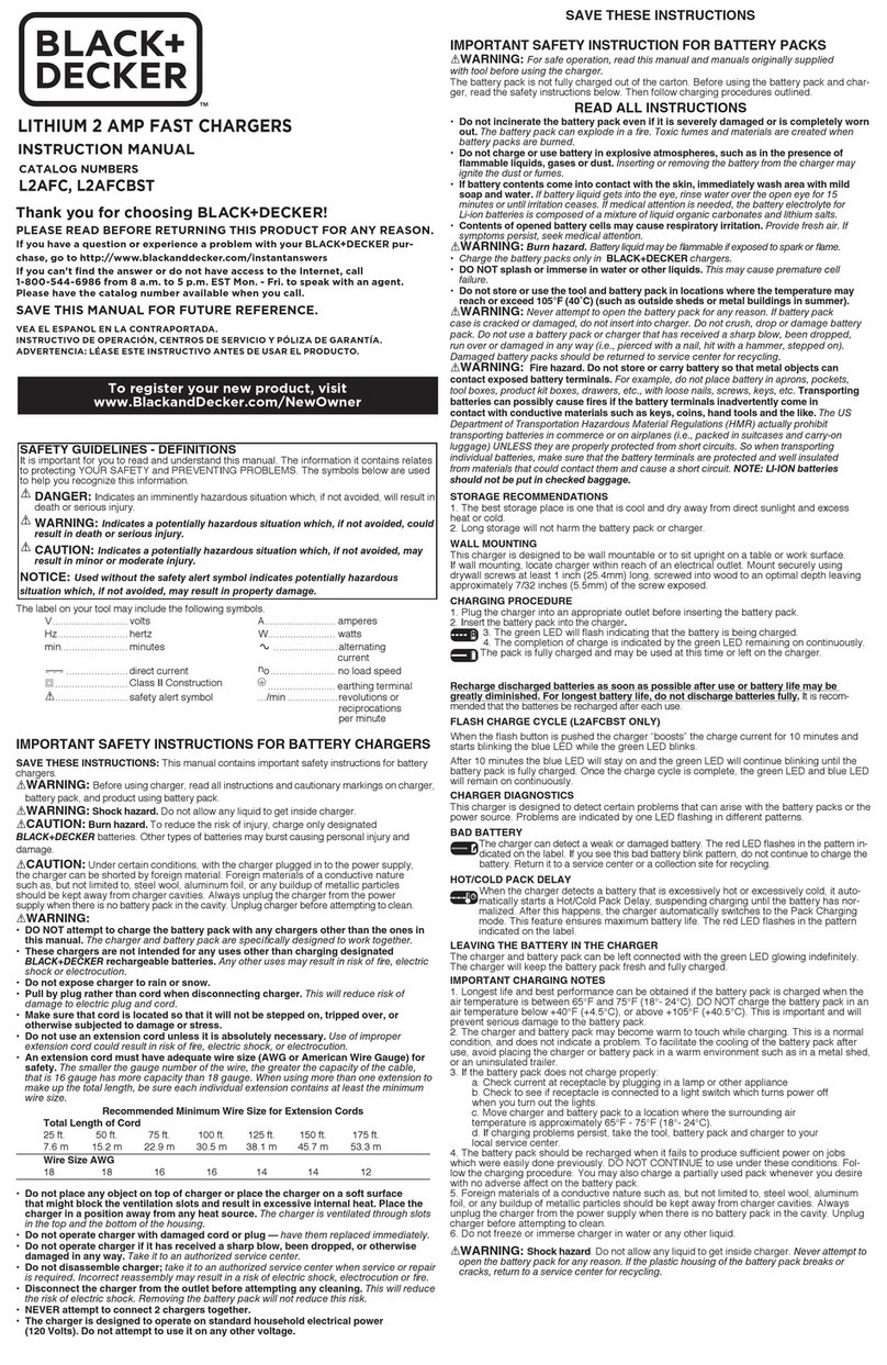 Black & Decker L2AFC Manual de usuario