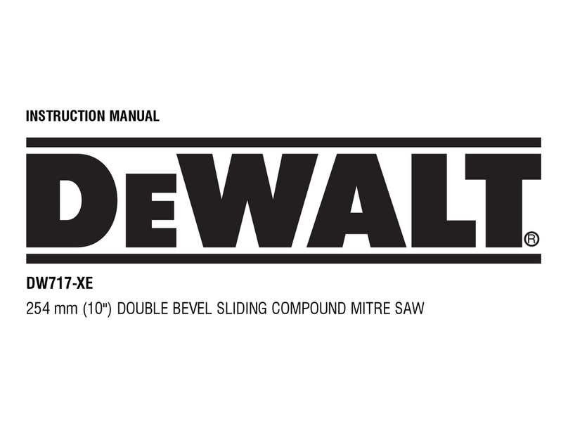 DeWalt DW717-XE Manual de usuario