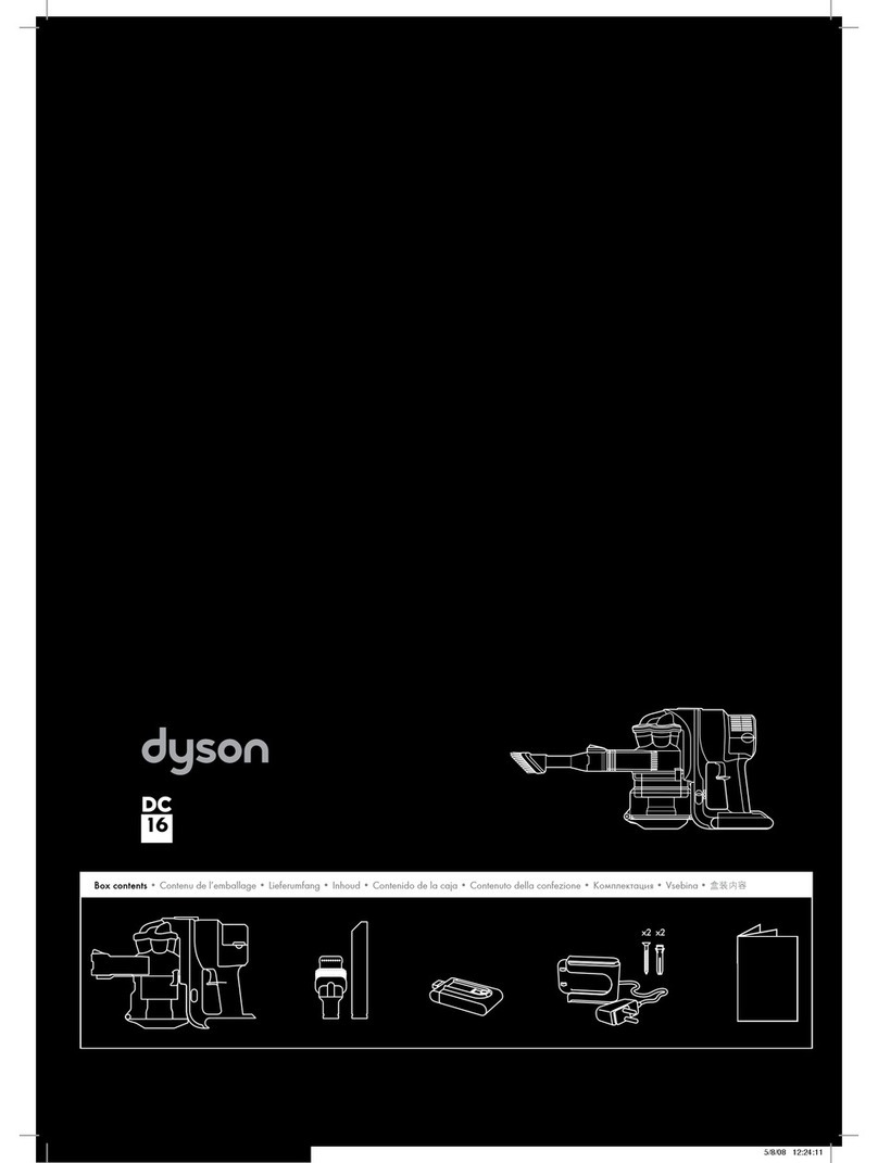 Dyson DC 16 Manual de usuario