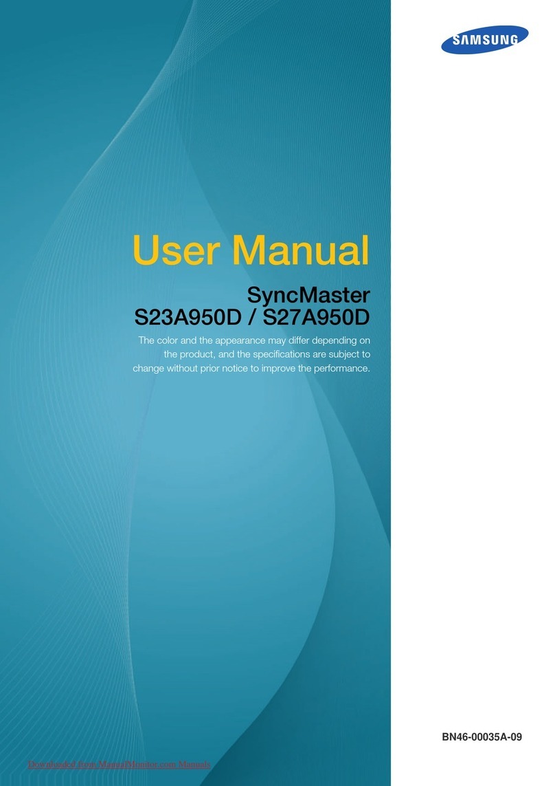 Samsung SyncMaster S23A950D Manual de usuario