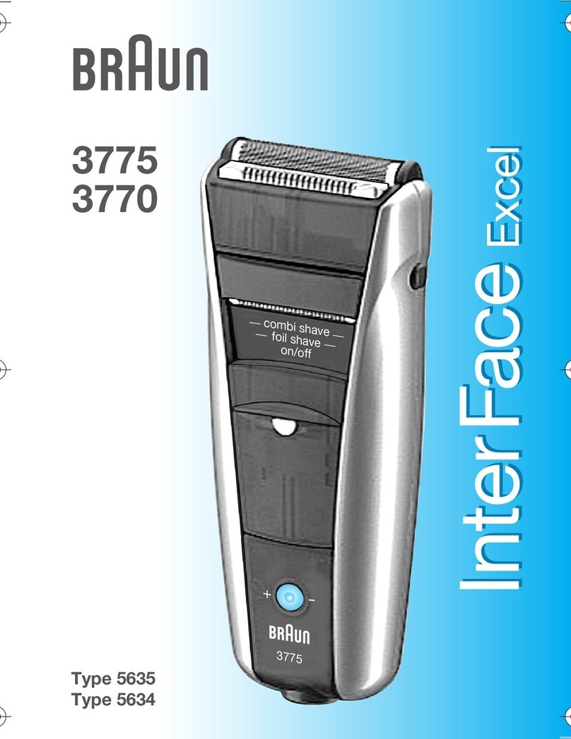 Braun InterFace Excel 3775 Manual de usuario