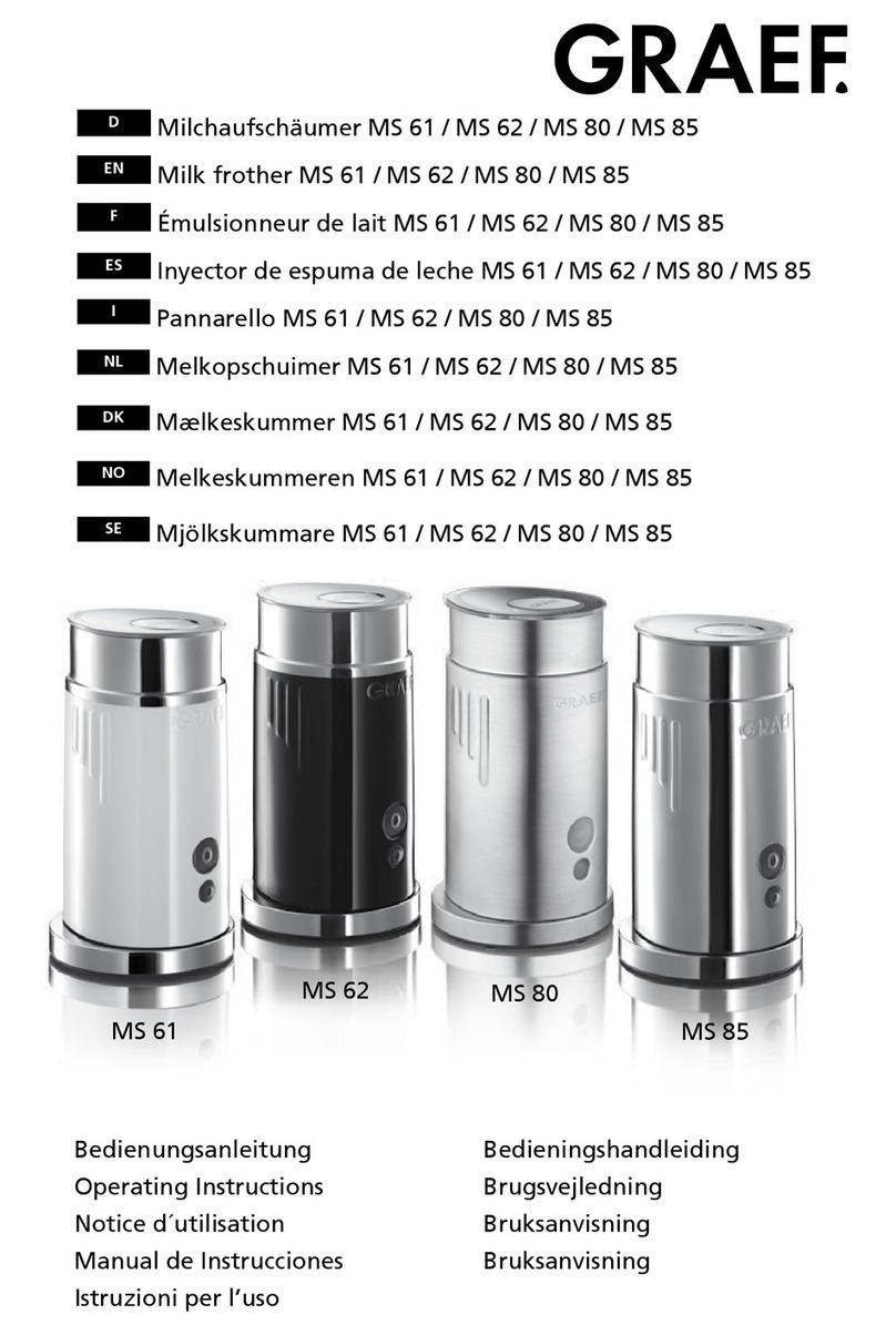 Graef MS 61 Manual de usuario