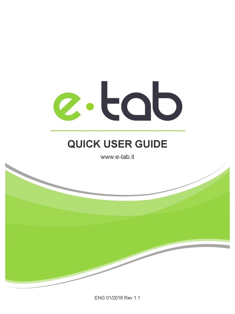 Microtech e-tab Manual de instrucciones