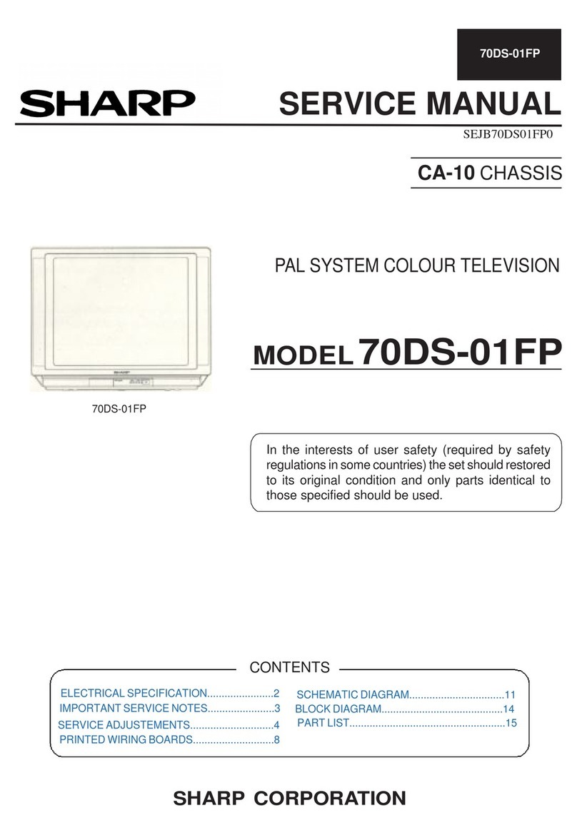 Sharp 70DS-01FP Manual de usuario