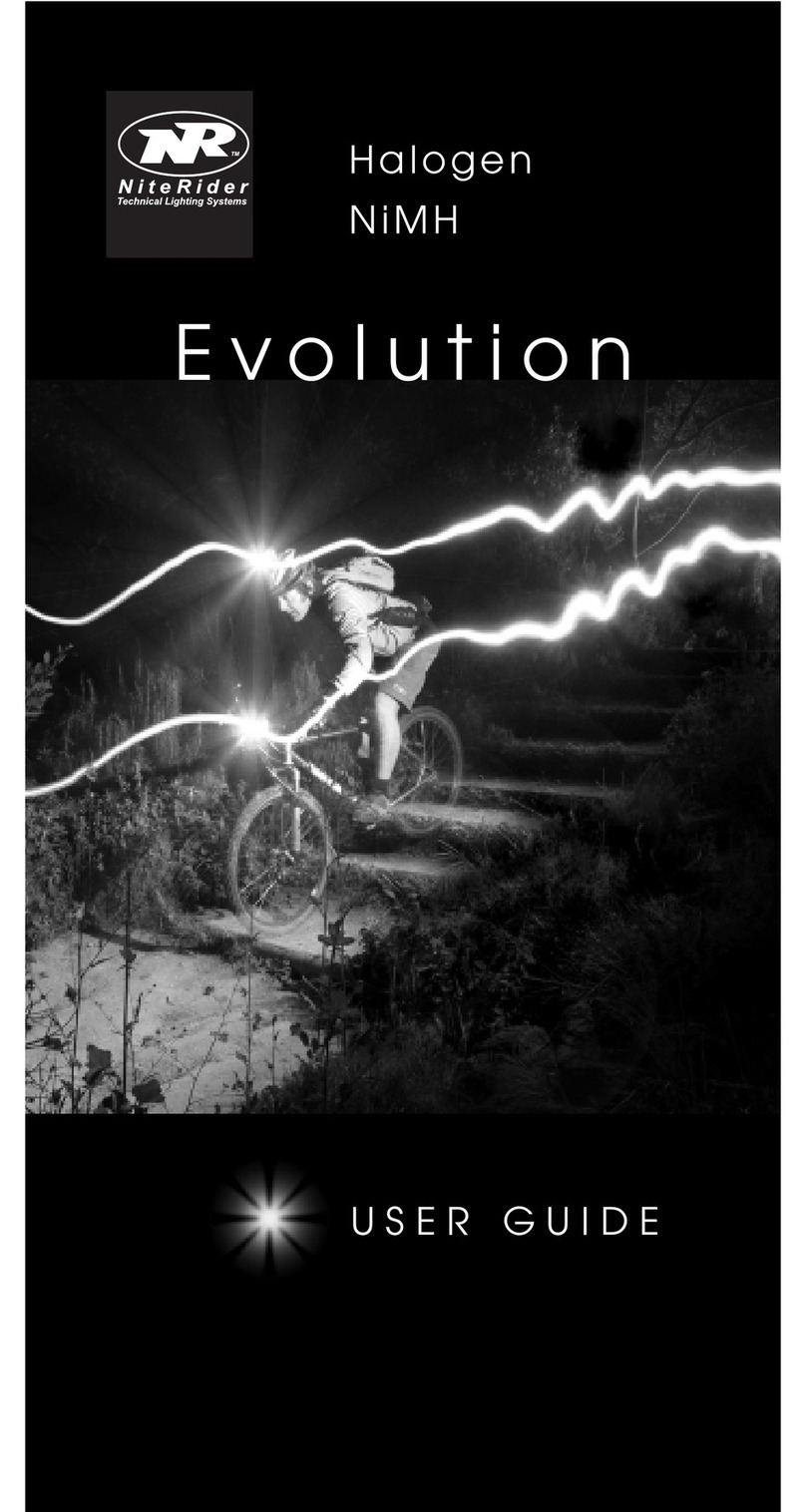 NiteRider Evolution Manual de usuario NiteRider Evolution Manual de usuario