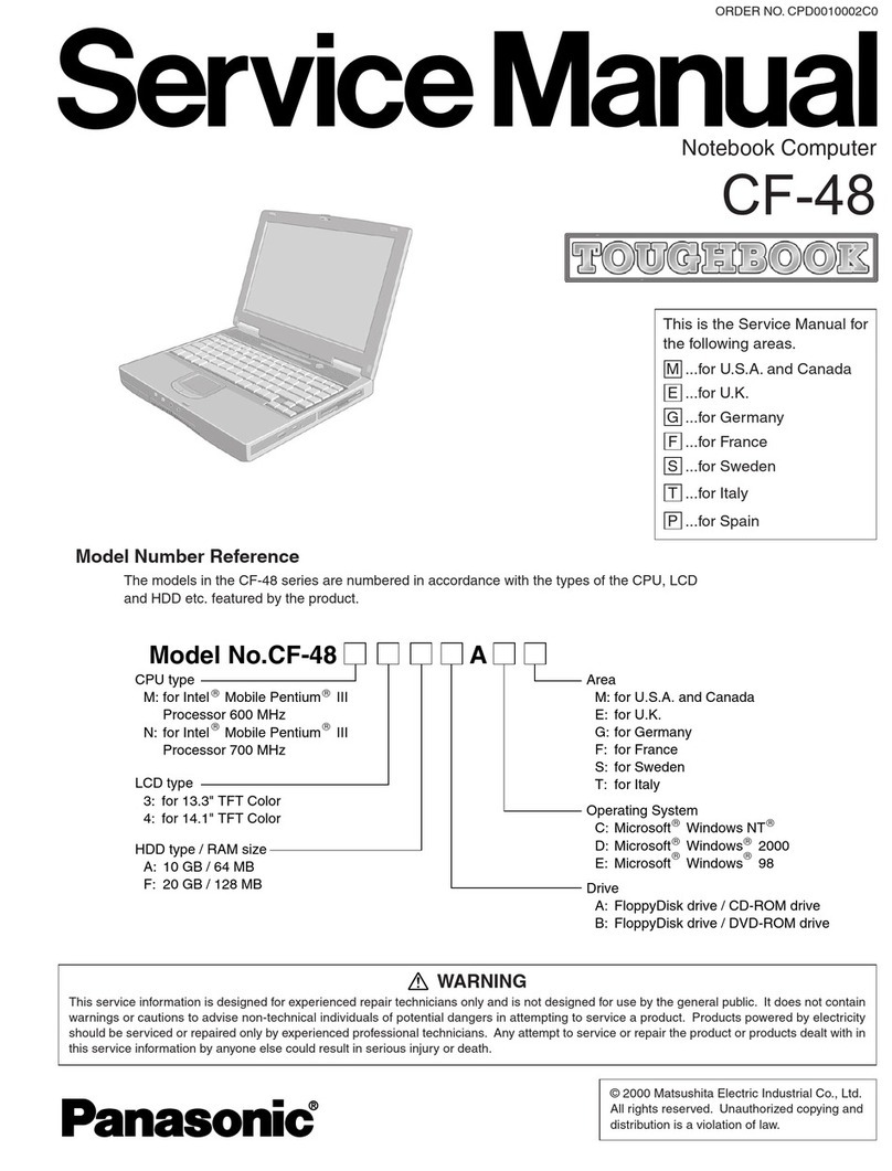 Panasonic Toughbook CF-48 Series Manual de usuario