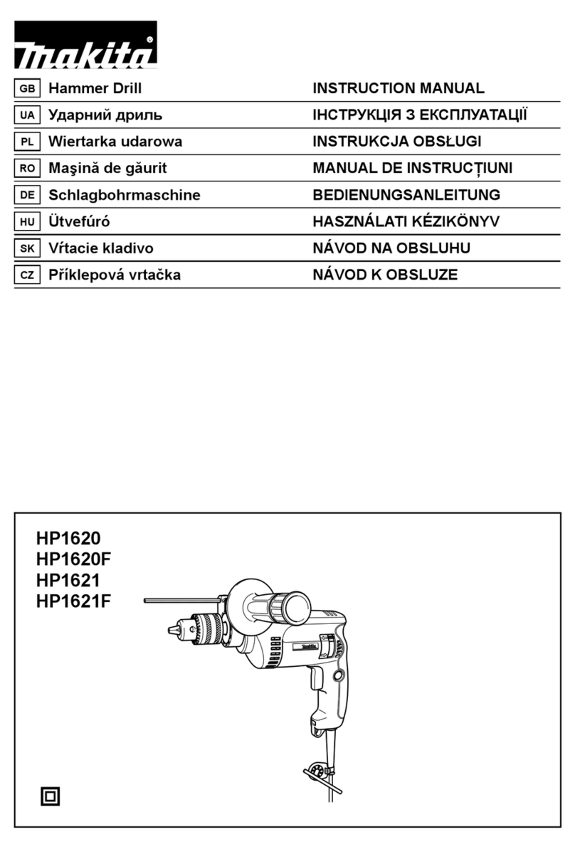 Makita HP1620 Manual de usuario