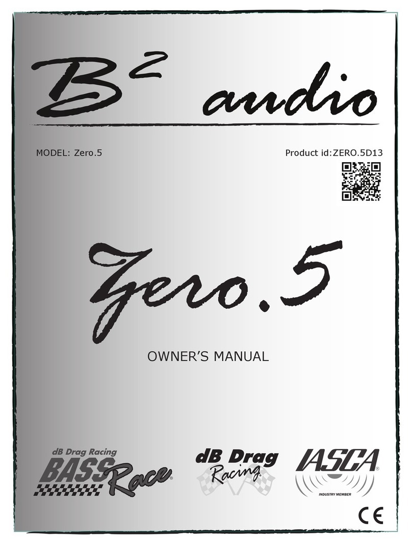 B2 Audio Zero.5 Manual de usuario