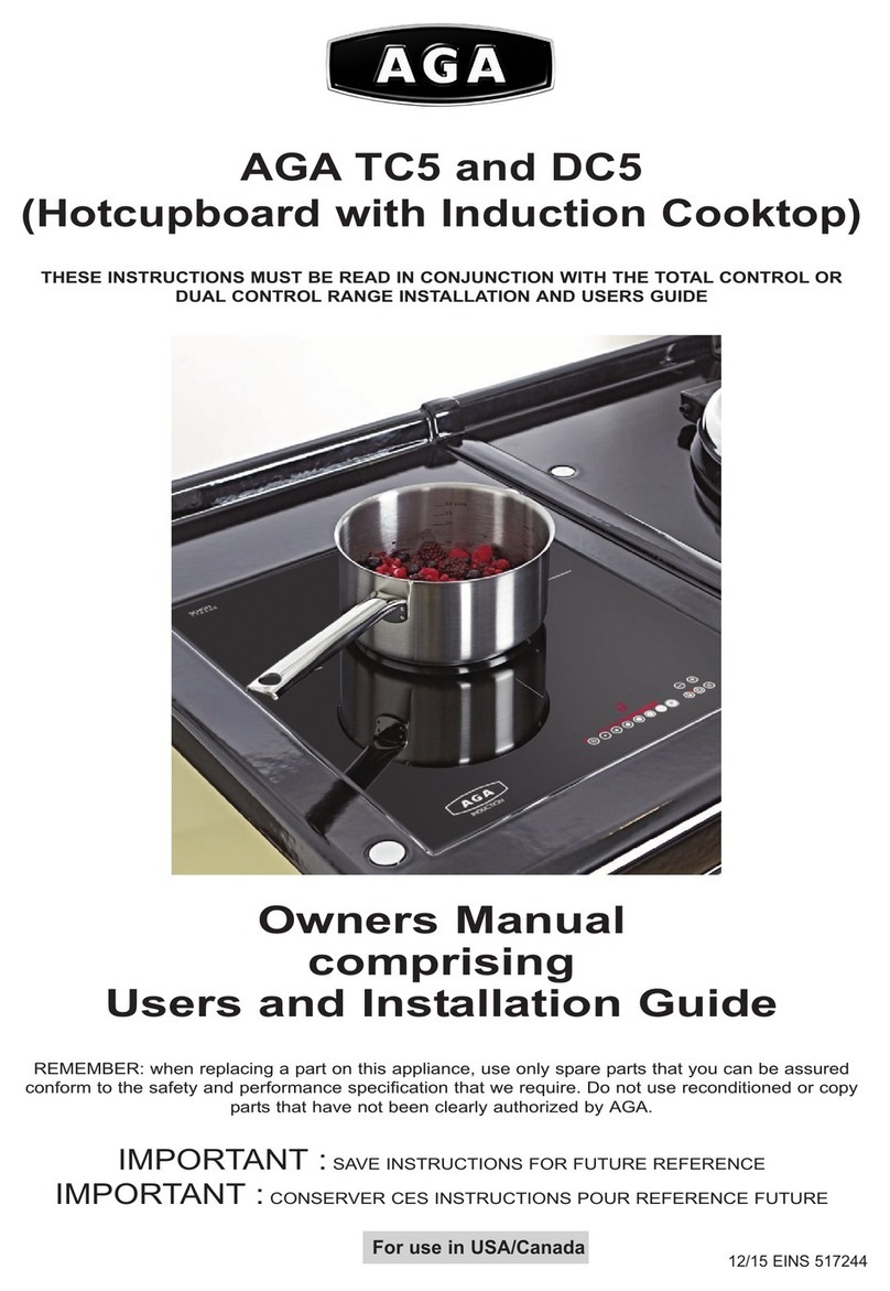AGA TC5 Instrucciones de funcionamiento